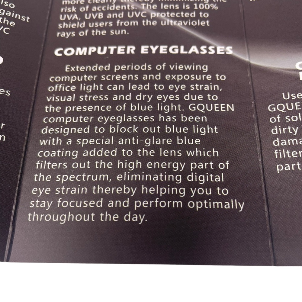 GQueen Computer Glasses - Picture 5 of 5